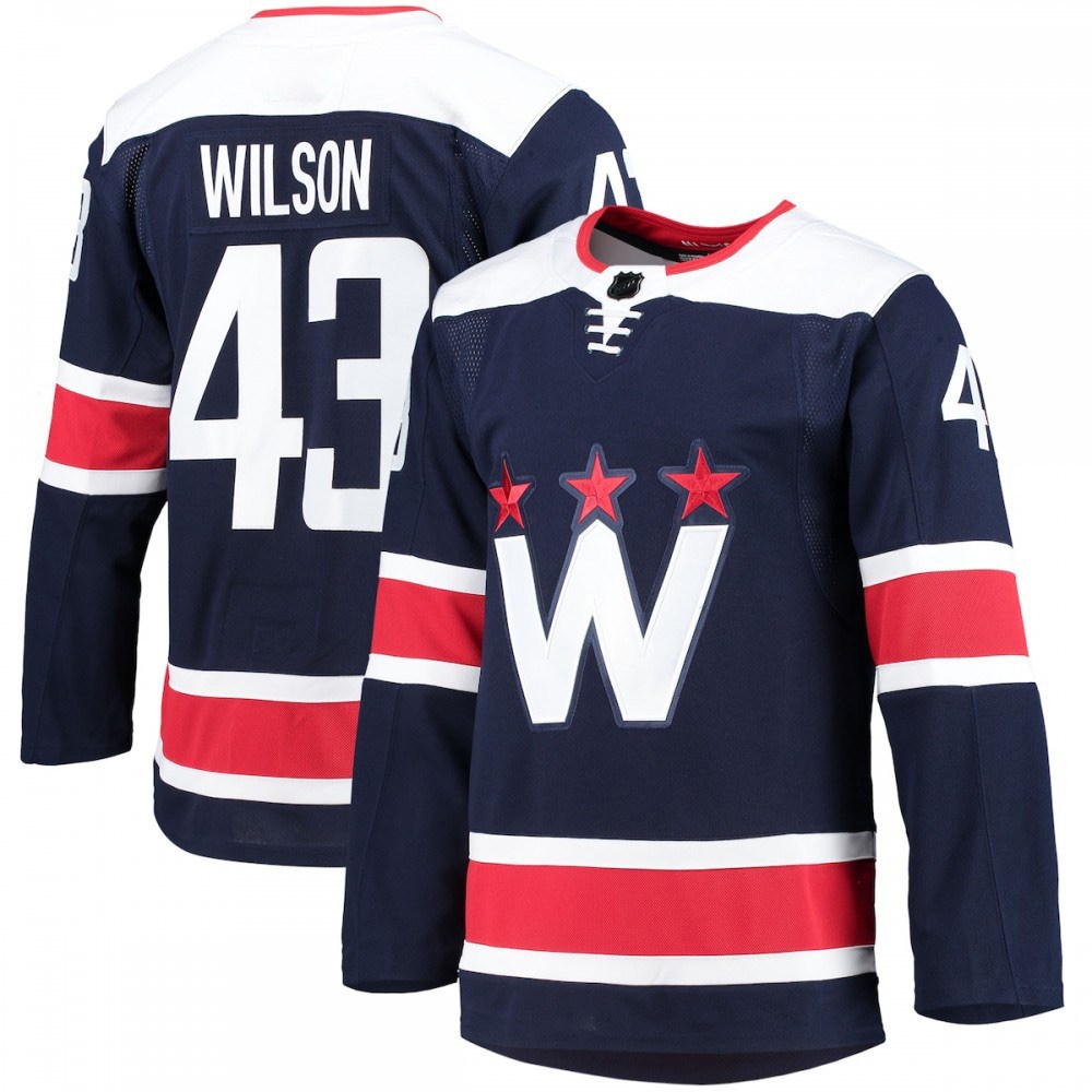 Tom Wilson Washington Capitals 2020/21 Navy Alternate Premium Player Jersey-Pro Kit Vault | Brand New 26/27 Sports Jerseys
